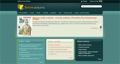 Desktop Screenshot of forumautyzmu.pl