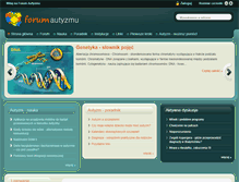 Tablet Screenshot of forumautyzmu.pl